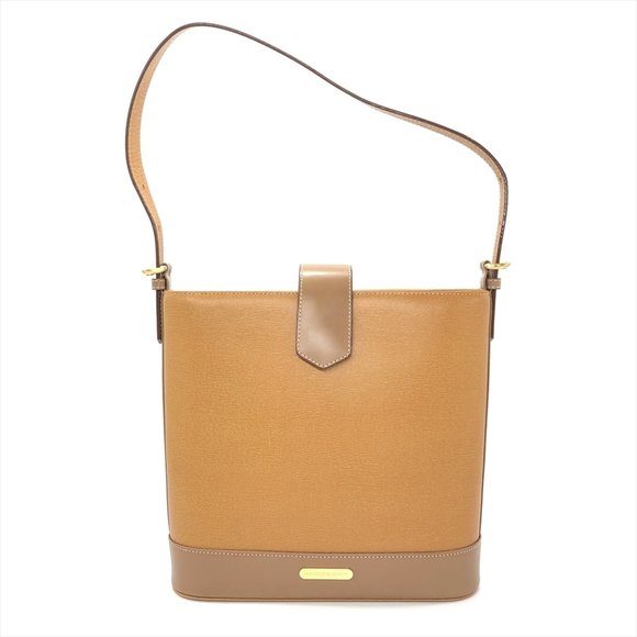 Burberry Tote Bag Shoulder Leather Brown - Picture 1 of 10